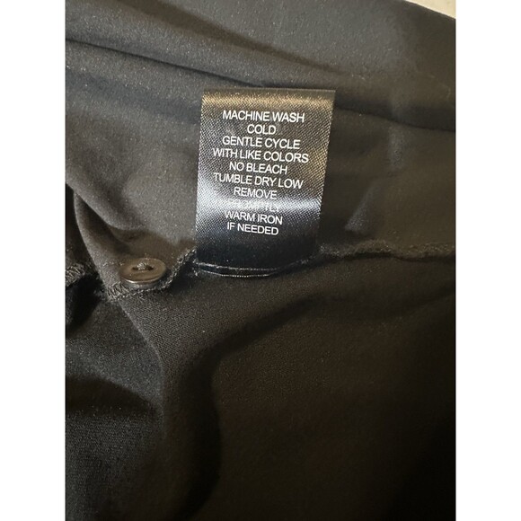 Stella Carakasi Button Up Black 3/4 Sleeve Oversized Tunic Pockets Sz Medium - Picture 12 of 12